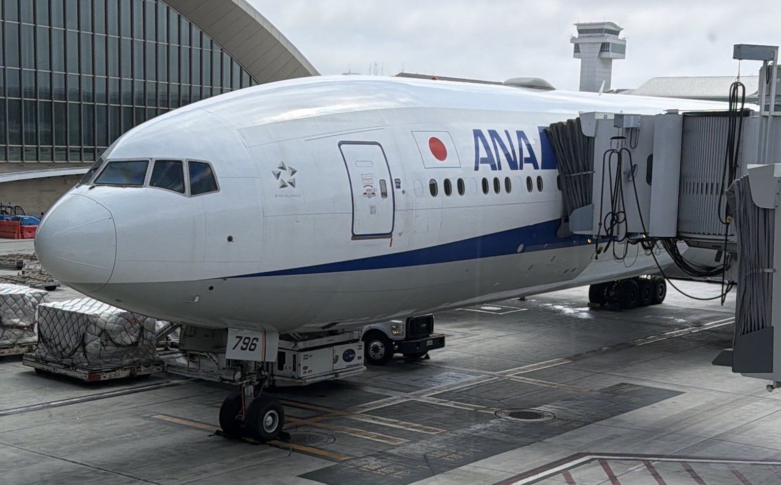 Japan ANA plane at terminal
